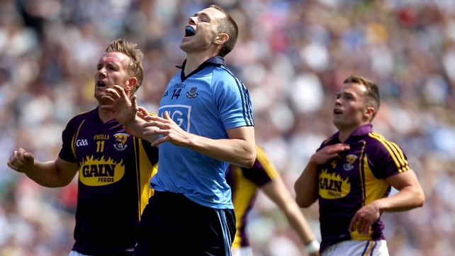 Dublin's Dean Rock reacts to a missed score - Dublin were guilty of some bad wides