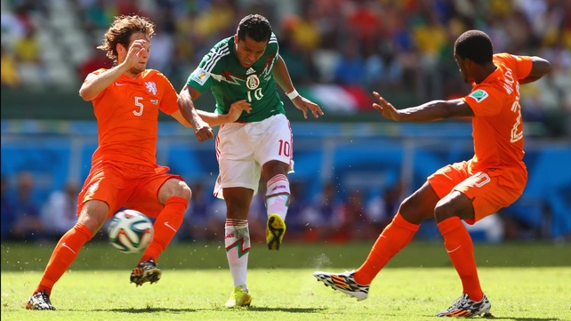 Dos Santos lit things up early, rocketing in a gorgeous shot from distance right past Cillessen