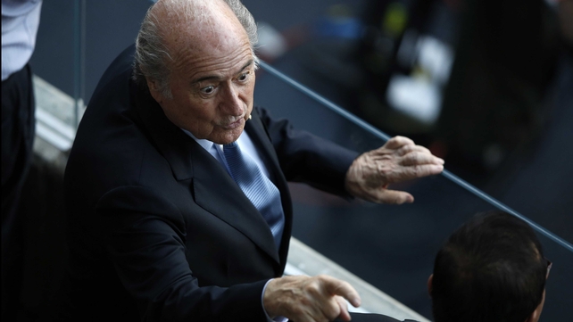 Which had good ole Sepp pointing fingers yet again