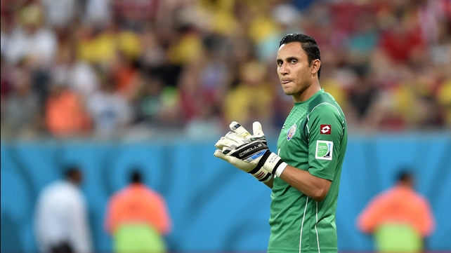 Navas contemplated his Costa Rica's plight, as their ten-man side would have to hold Greece scoreless for the final 20 minutes