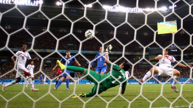 And he almost did it. But then, at 90 +1' Greece defender Sokratis Papastathopoulos scored another saving grace shot for his country