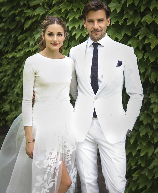 Olivia Palermo and new husband Johannes Huebl