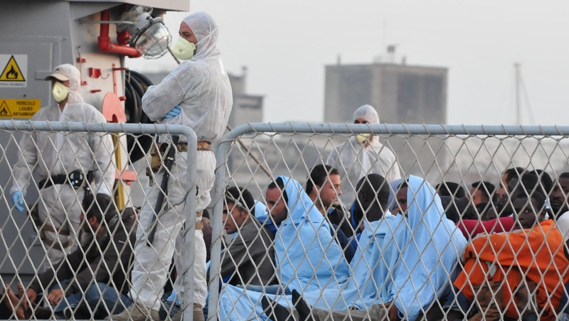 Over 1,600 migrants were rescued by Italian authorities over the last week