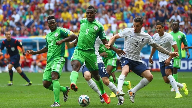 Nigeria forward Emmanuel Emenike dominated the Super Eagles surge