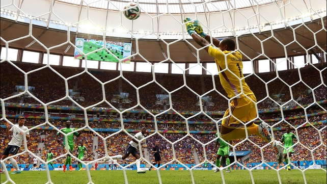 France forced Nigeria keeper Vincent Enyeama to make his fair share of saves in the first