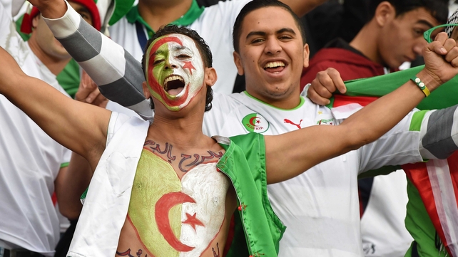 And the Algerians felt the same love for the day once inside