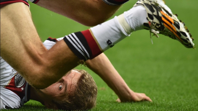 Germany's veteran forward Thomas Mueller could not have imagined his side would find themselves in this position