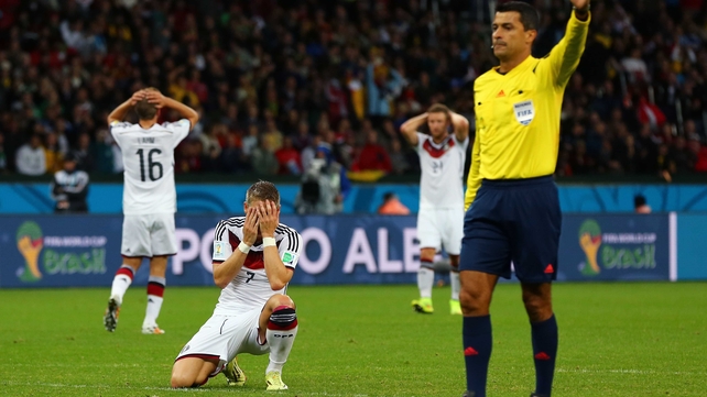 The German players continued to revel in frustration, as midfielder Bastian Schweinsteiger and company could not convert any chances nor keep Algeria from creating their own