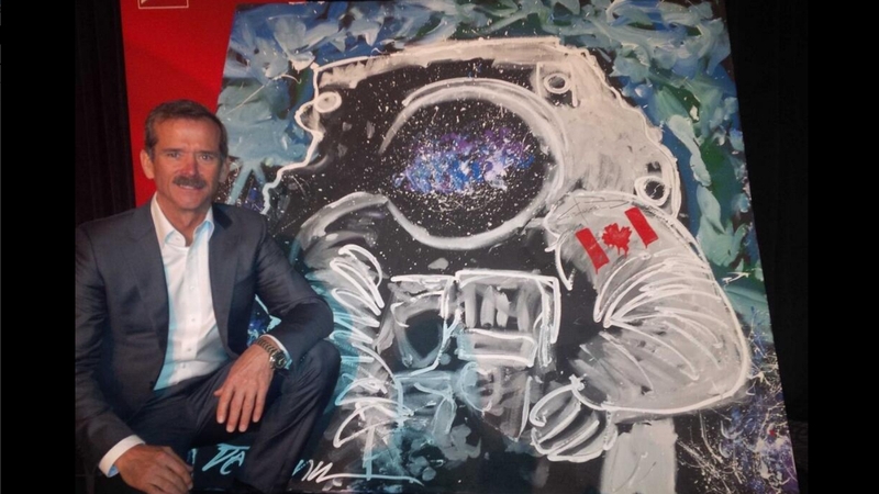 Chris Hadfield posted a video to YouTube for Canada Day