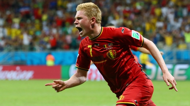 De Bruyne's low shot found the bottom corner, finally beating Howard