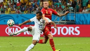Belgium switched off just after the break in extra-time and Julian Green ran on to a Michael Bradley pass to volley into the corner
