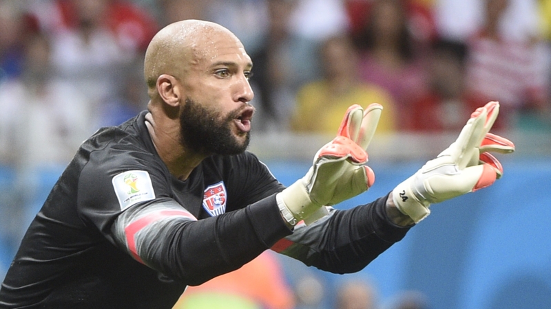 Tim Howard made 16 saves in the game for the US