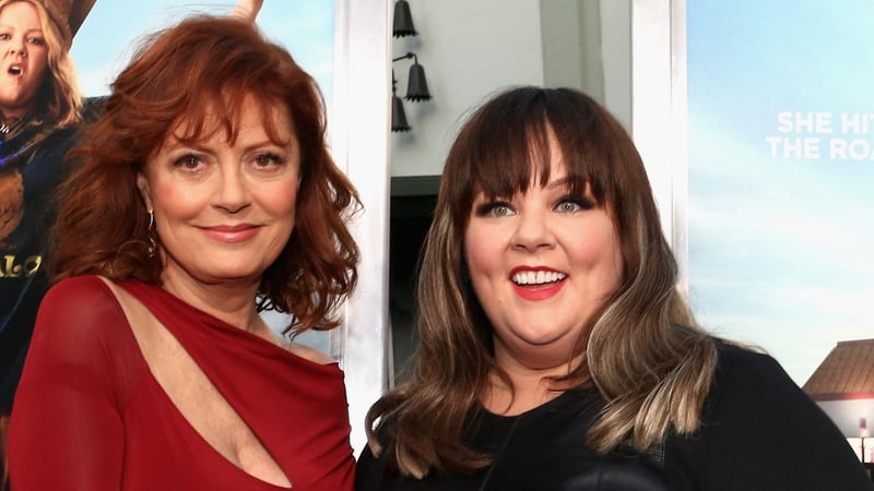 Susan Sarandon and Melissa McCarthy at the Hollywood premiere of Tammy