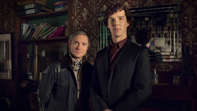 Martin Freeman and Benedict Cumberbatch in Sherlock