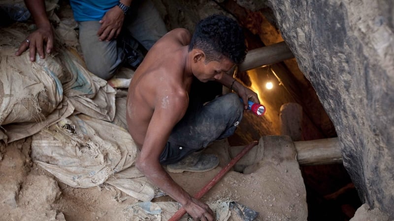 Eight of those who were trapped in the abandoned gold mine remain missing