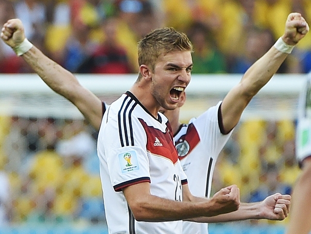 Delight for Germany, who progress to the semi-finals...