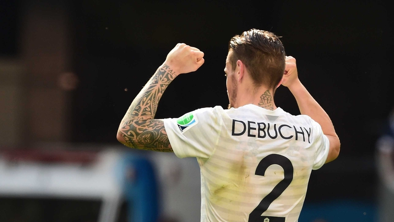 Mathieu Debuchy had previously removed mention of his being a Newcastle player from his Twitter account