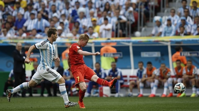 The midfielder almost brought things level minutes later, with a shot on goal of his own