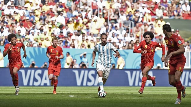 Higuain added to his best performance of this World Cup at 53' when he zoomed up the middle of the pitch, making multiple players miss on his way to the goal