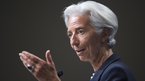 Christine Lagarde said the Fund did not expect a brutal slowdown in China