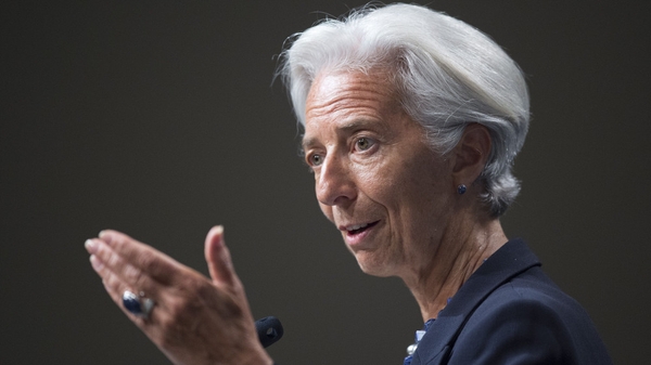 Christine Lagarde said the Fund did not expect a brutal slowdown in China