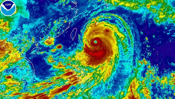 Gusts of up to 270km/hr and torrential rain are possible