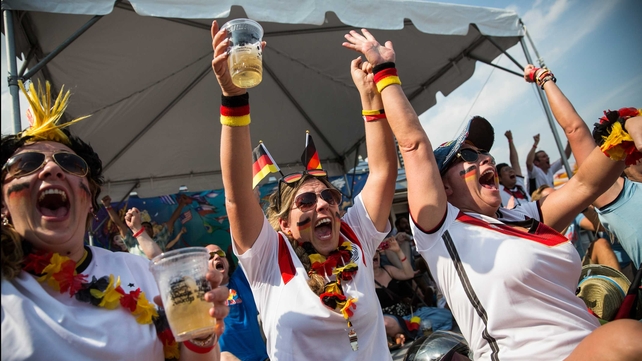 German fans watching in Rio were pleased to say the least