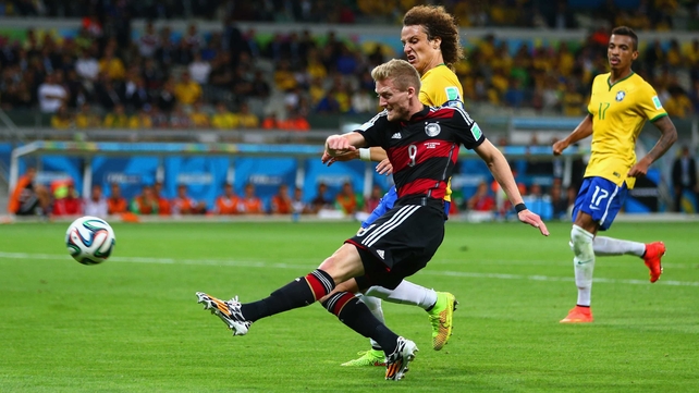 And just 10 minutes later, Schuerrle did it again, making the score an unbelievable 7-0 with just ten minutes to play