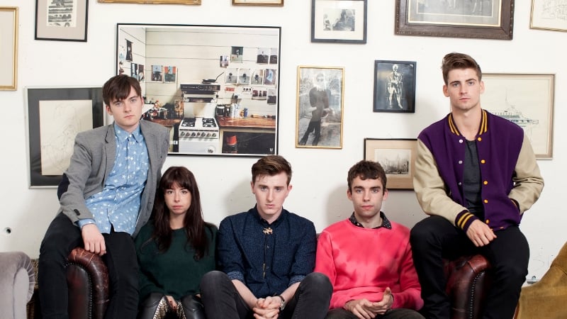 Little Green Cars play their biggest headline date this Saturday at Iveagh Gardens in Dublin (Faye and Stevie second and third from left)