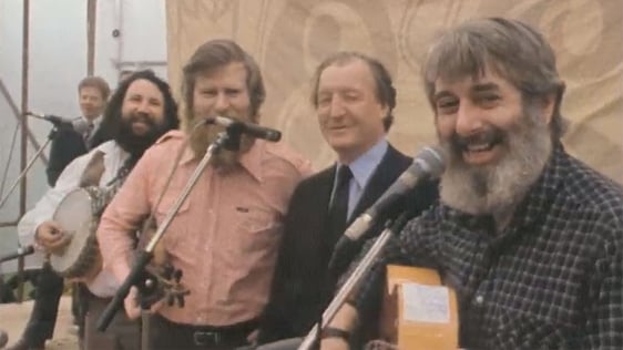 Siamsa Cois Laoi at Páirc Uí Chaoimh in 1980