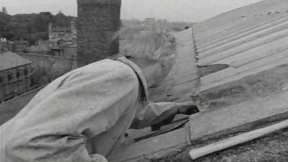 Final Slate on Kilmainham Jail Roof (1964)