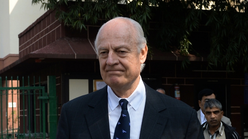 Staffan de Mistura is tasked with trying to end the deadlock over Syria