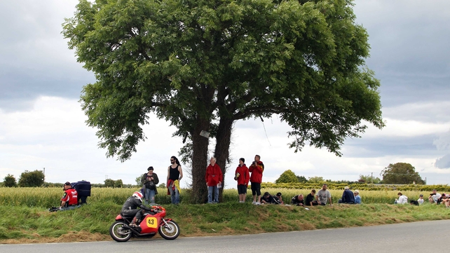 Spectators watching the action at the Skerries 100