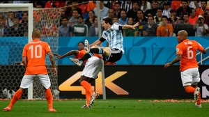 Messi continued to search for chances