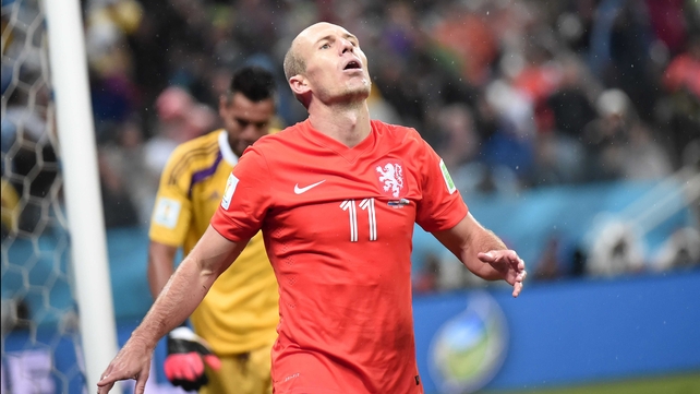 Robben lamented his mistake, which helped to send the match into extra time