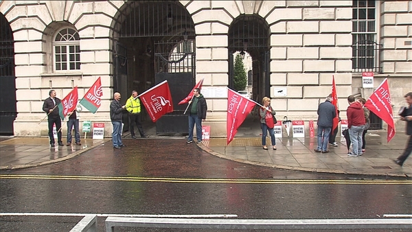 It is the first major public sector strike in Northern Ireland in several years