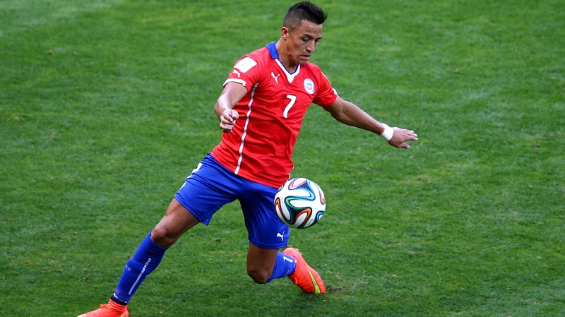 Alexis Sanchez was one of the stars of the Chile side that reached the World Cup last 16
