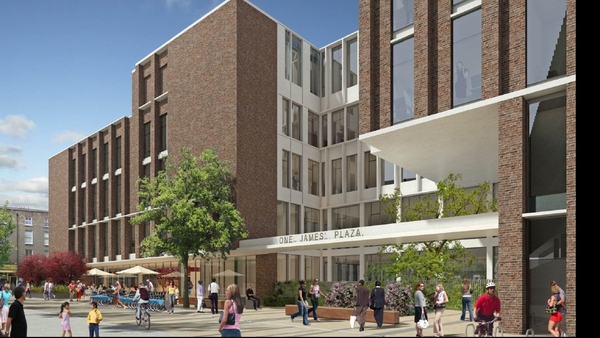 An artist's impression of what the redeveloped ESB office on Fitzwilliam Street will look like