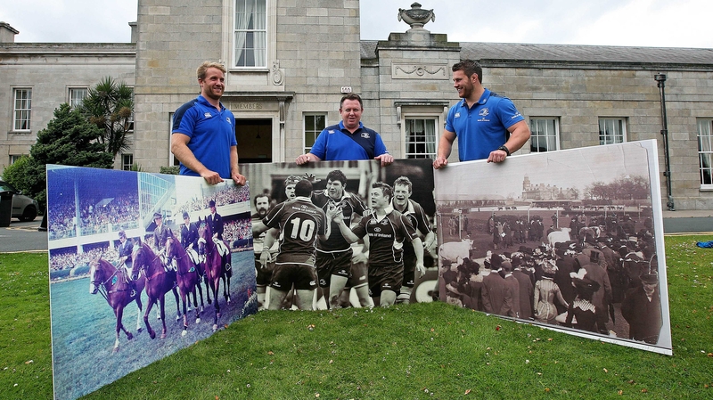 Luke Fitzgerald, Matt O'Connor and Sean O'Brien at the launch