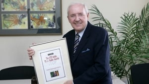 With his award for TV Sports Personality of the Year in 2008...