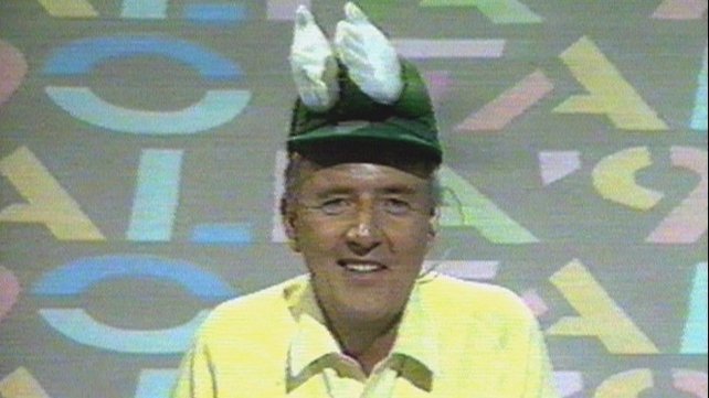 And here is Bill with a clap-hand hat during Italia '90
