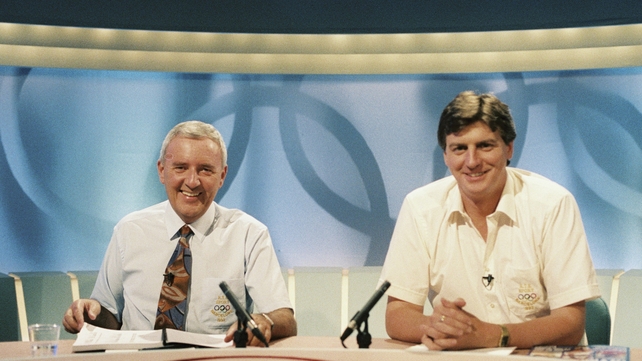 On the Olympics morning programme with Michael Lyster in 1992