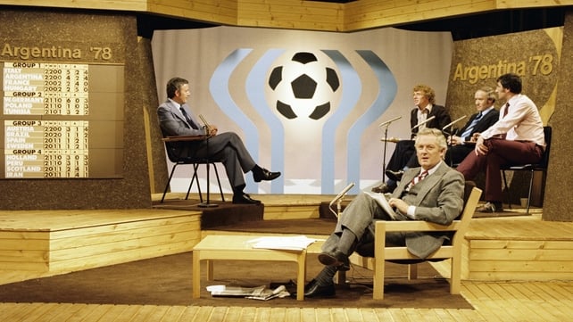 On set for the 1978 World Cup in Argentina