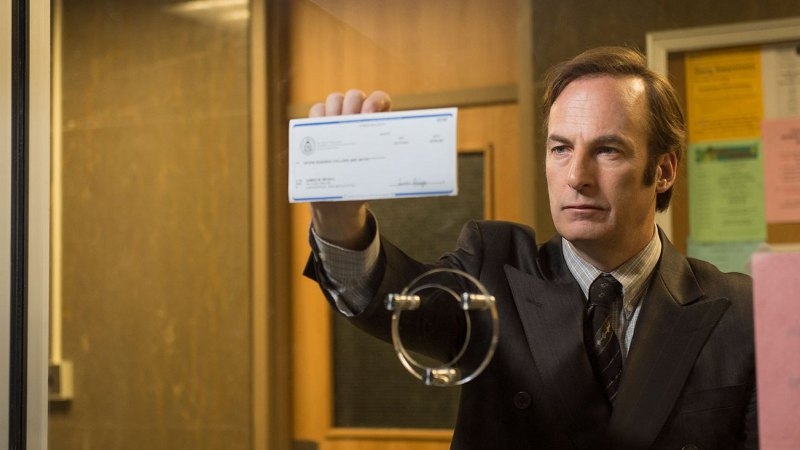 Bob Odenkirk as Saul Goodman in Season One, Episode One of Better Call Saul. Pic: Ursula Coyote (AMC)