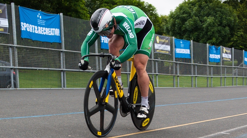 Eoin Mullen pictured setting a new national record (pic: barrykeoghphotography@gmail.com)
