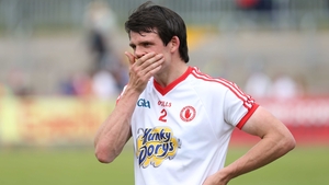Tyrone's Aidan McCrory is dejected after the loss to Armagh