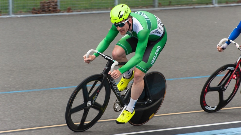 Martyn Irvine took third place in the omnium event (pic: barrykeoghphotography@gmail.com)