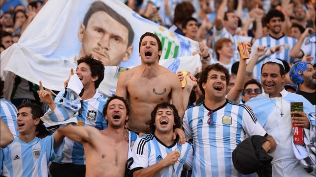 While Argentina fans likewise praised their defence's ability to keep the score even at 0-0 going into the break