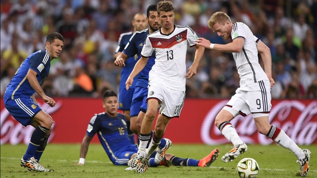 Schuerrle worked to create some chances later in the second