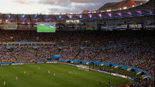 While the stadium lit up around him, as the Rio sun began to set